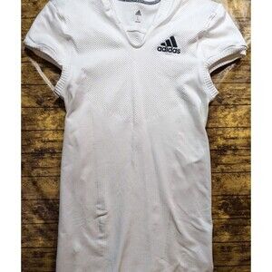 Adidas Men's Techfit Primeknit Football Jersey White Size Large Compression NWOT